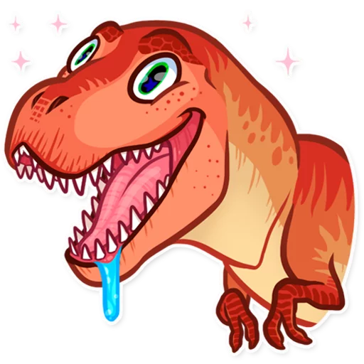 Telegram Sticker «Dinosaurs» 