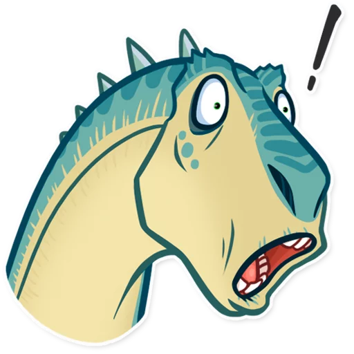 Telegram Sticker «Dinosaurs» 