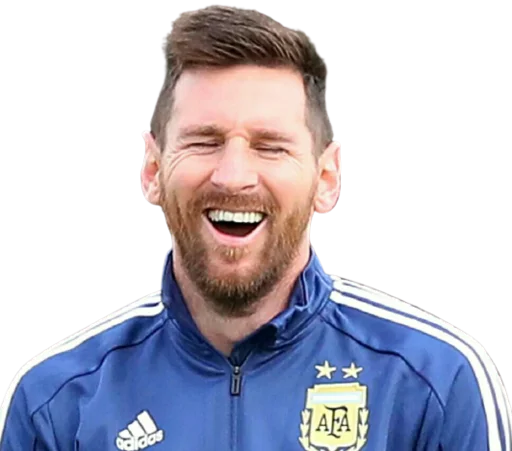 Стикер Telegram «Lionel Messi» 😂