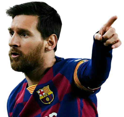 Telegram Sticker «Lionel Messi» 😬