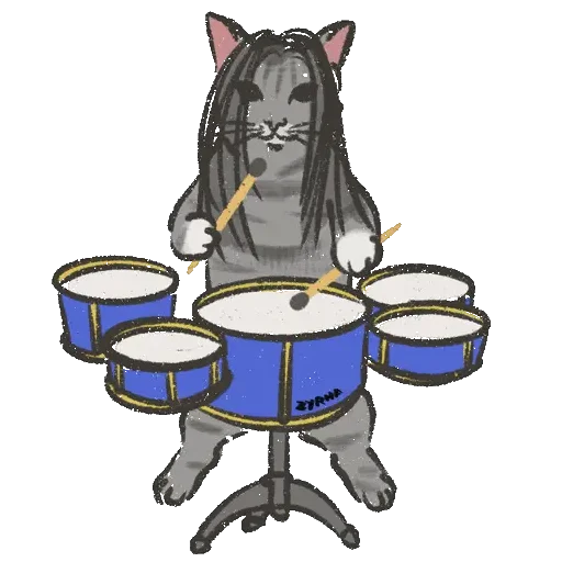 Стікер Metal cat 😀