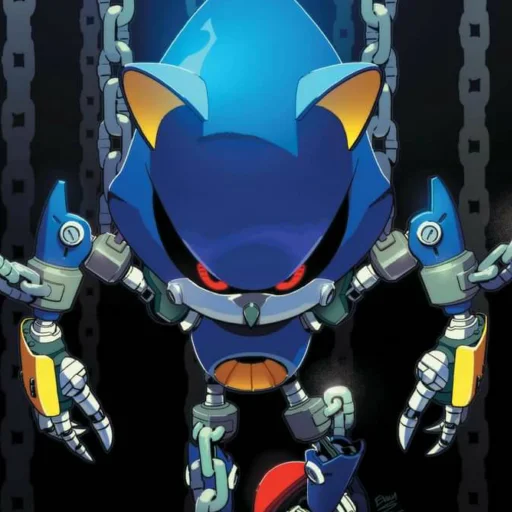 Metal Sonic stiker 🤖