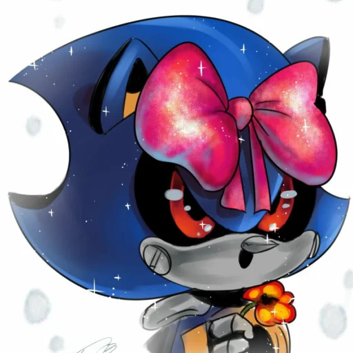 Metal Sonic stiker 🎀