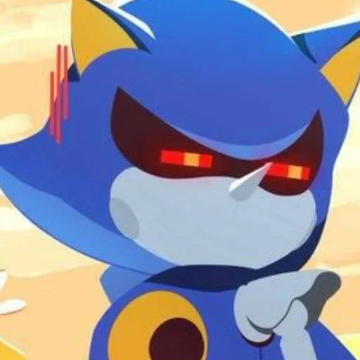 Metal Sonic emoji 😑
