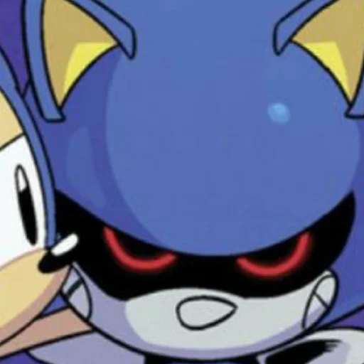 Metal Sonic emoji 😐