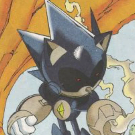 Metal Sonic stiker 😳