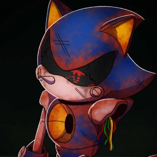 Metal Sonic stiker 😔