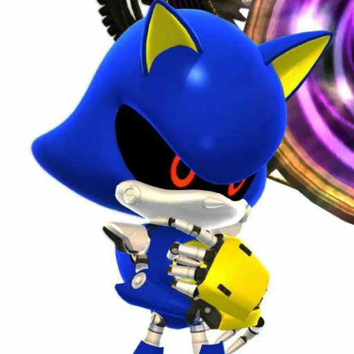 Metal Sonic emoji 🤔