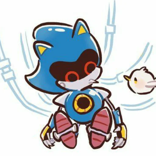 Metal Sonic stiker 😊