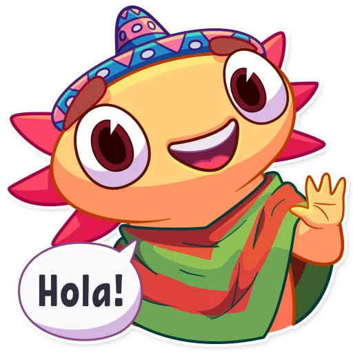 Telegram stiker «Mexican Axolotl» 👋
