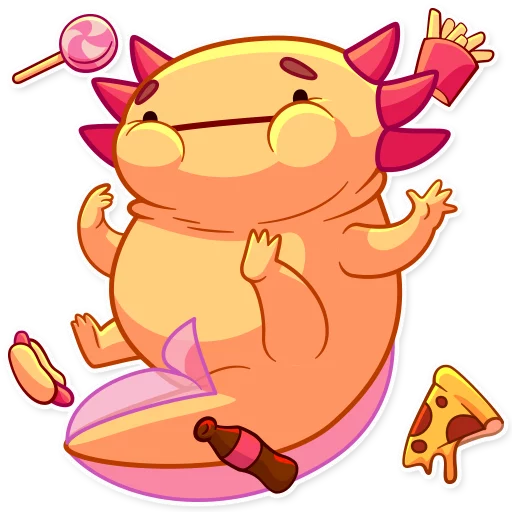 Mexican Axolotl emoji 🍕