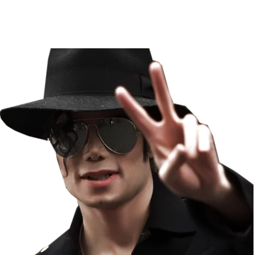 Michael Jackson emoji ✌