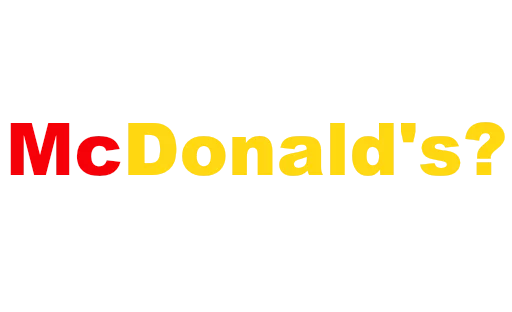 McDonald's sticker 🤤