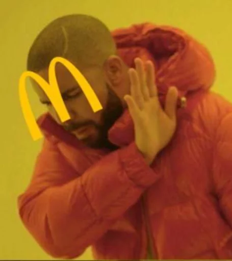 Стикер McDonald's 🙅