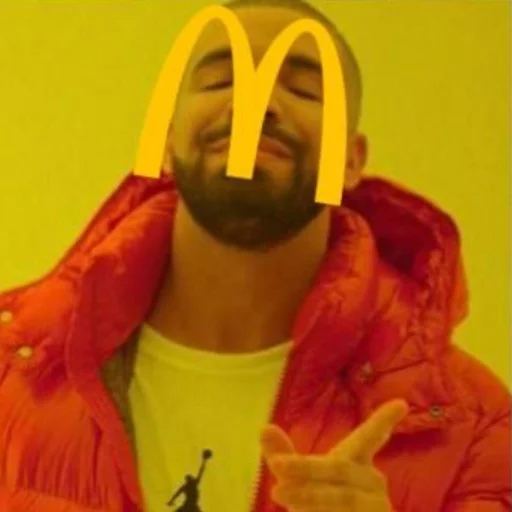 McDonald's emoji 👉