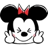 Mickey and Friends emoji ✌️