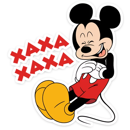 Telegram Sticker «Микки Маус» 