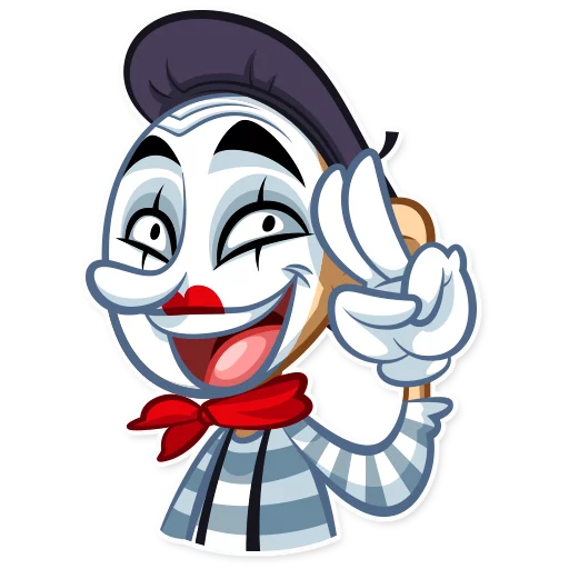 Mike The Mime sticker 👋
