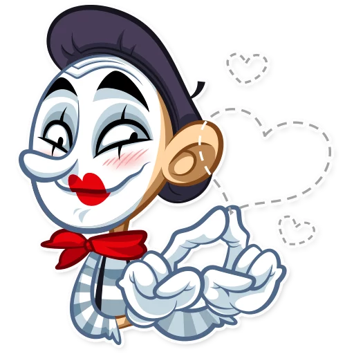Емодзі Mike The Mime ❤