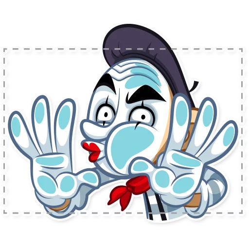 Стікер Mike The Mime ✋