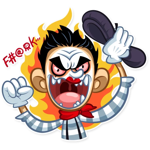 Mike The Mime sticker 😡