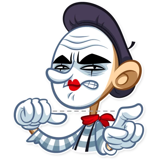 Mike The Mime sticker ☠