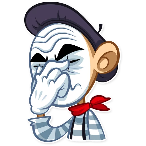 Mike The Mime sticker 😑