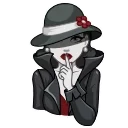 Telegram emoji Lady Noir