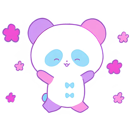 Милая панда emoji 🥳