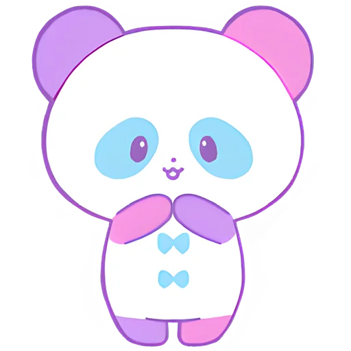 Telegram Sticker «Милая панда» ☺️