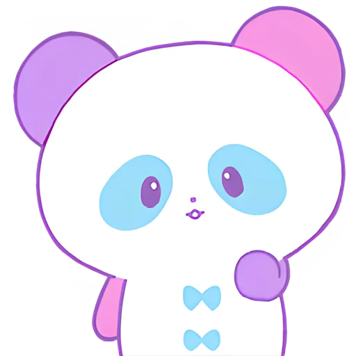 Telegram Sticker «Милая панда» 😄