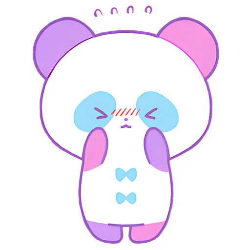 Милая панда emoji 😑