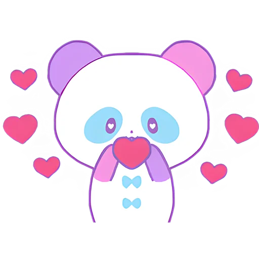 Милая панда emoji 🥰