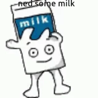 Стікер Milk 🥛