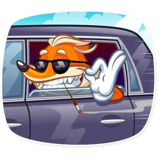Telegram stiker «Millionaire Fox» 👌