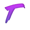 Эмодзи телеграм Фиолетовые буквы