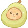 Telegram emoji «🐹 Cute animals 🦄» 🥑