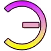 Градиентовый алфавит emoji 😘