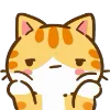 Min Min Cat emoji 😮‍💨