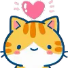 Min Min Cat emoji ❤️