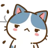 Min Min Cat emoji 😐
