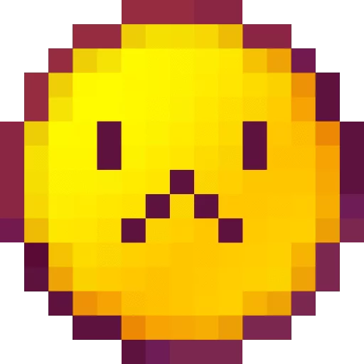 Telegram stiker «Minecraft.de Smileys» 😕
