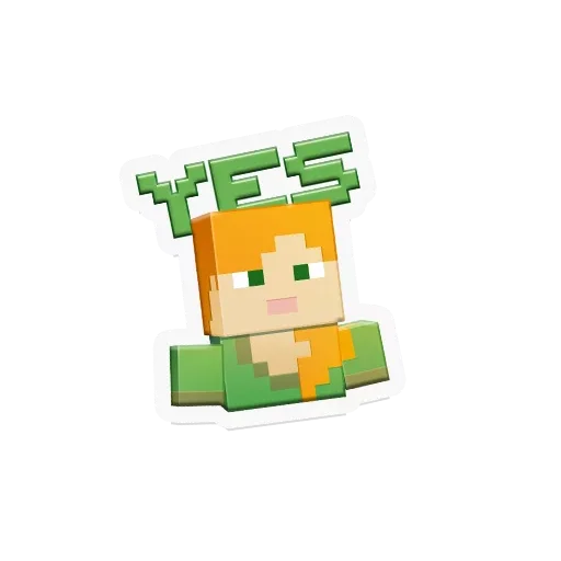 Стикер Telegram «Minecraft_by_l|v|l» ✅