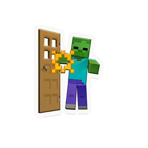 Minecraft_by_l|v|l sticker 🚪