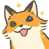 Эмодзи телеграм Mini Fox Emoji
