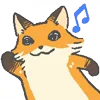 Эмодзи Mini Fox Emoji 💃