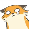 Эмодзи Mini Fox Emoji 😢