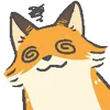 Эмодзи Mini Fox Emoji 😵‍💫