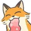 Эмодзи Mini Fox Emoji 🌈