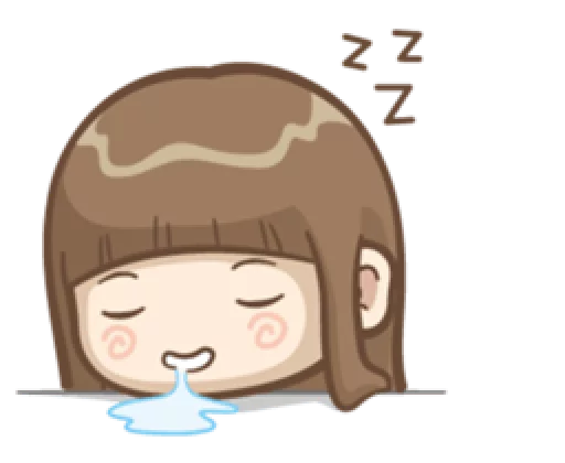 Misa's daily life emoji 😴